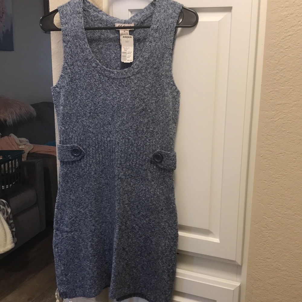 3 for $15 🦋🦋 J.J. always blue sleeveless sweater dress NWT